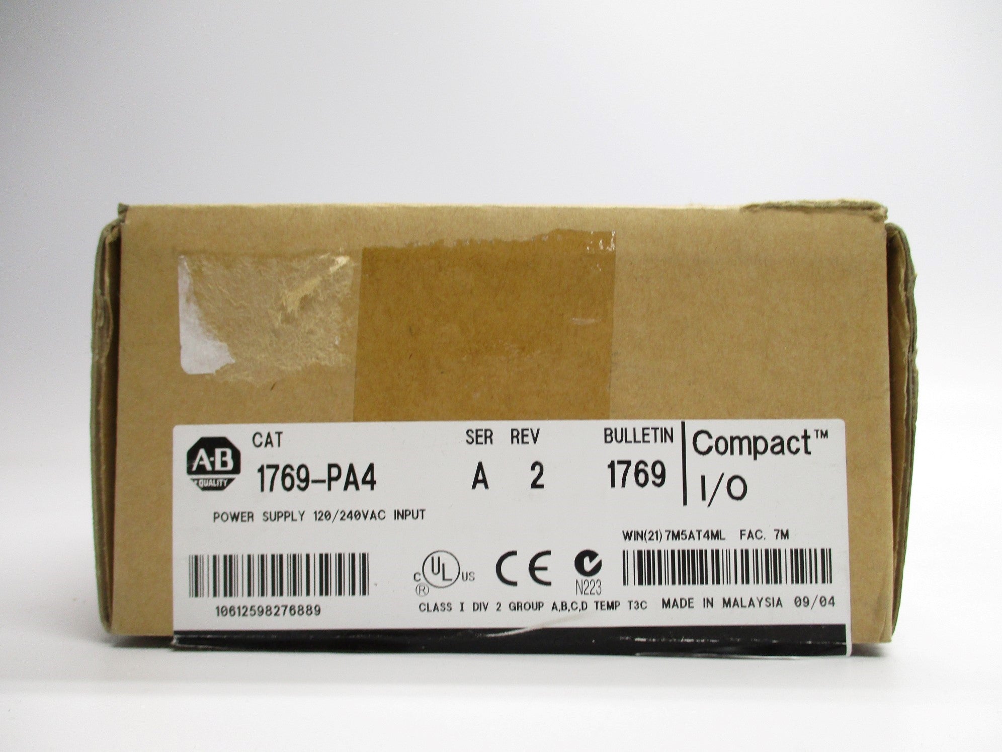 ALLEN BRADLEY 1769-PA4 SER. A 170-265VAC REV. 2 NSMP