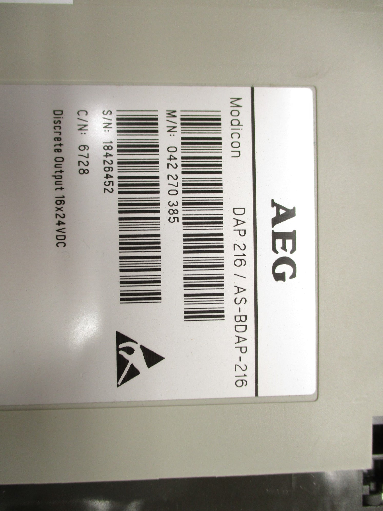 AEG DAP216/AS-BDAP-216 24VDC NSMP