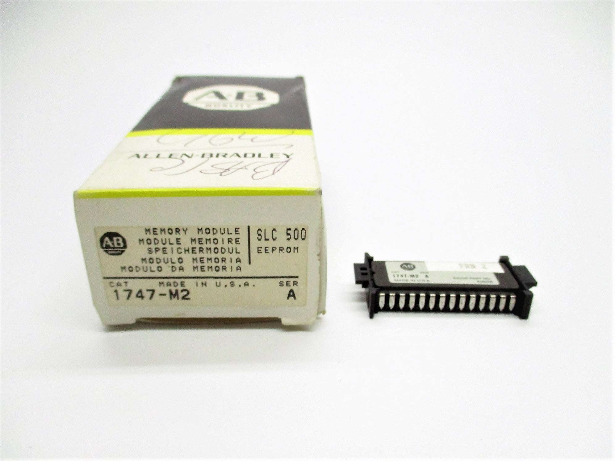 ALLEN BRADLEY 1747-M2 SER. A F/W 2  (BK/YL) NSMP