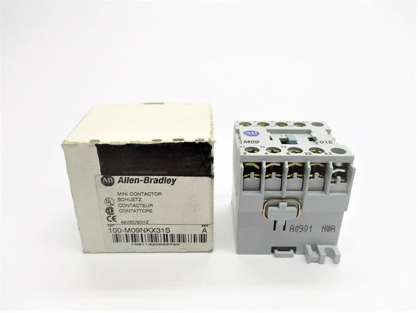 ALLEN BRADLEY 100-M09NKX31S SER. A 42VAC (WH) NSMP