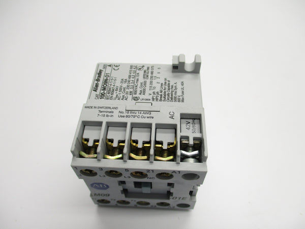 ALLEN BRADLEY 100-M09NKX31S SER. A 42VAC (WH) NSMP