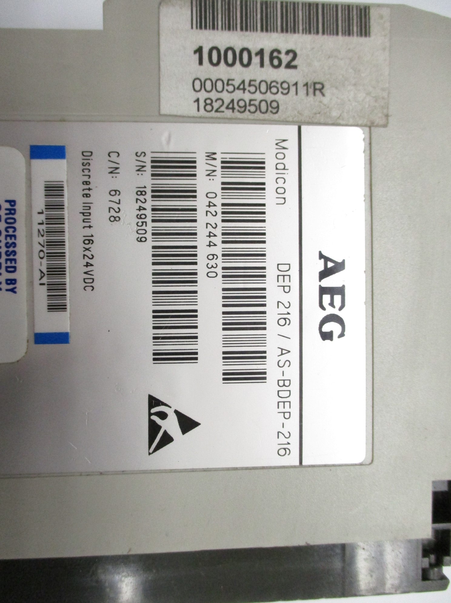 AEG DEP216/AS-BDEP-216 UNMP