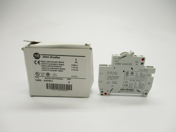 ALLEN BRADLEY 1489-AAHS3 SER. A 250VAC 3A (WH) NSMP