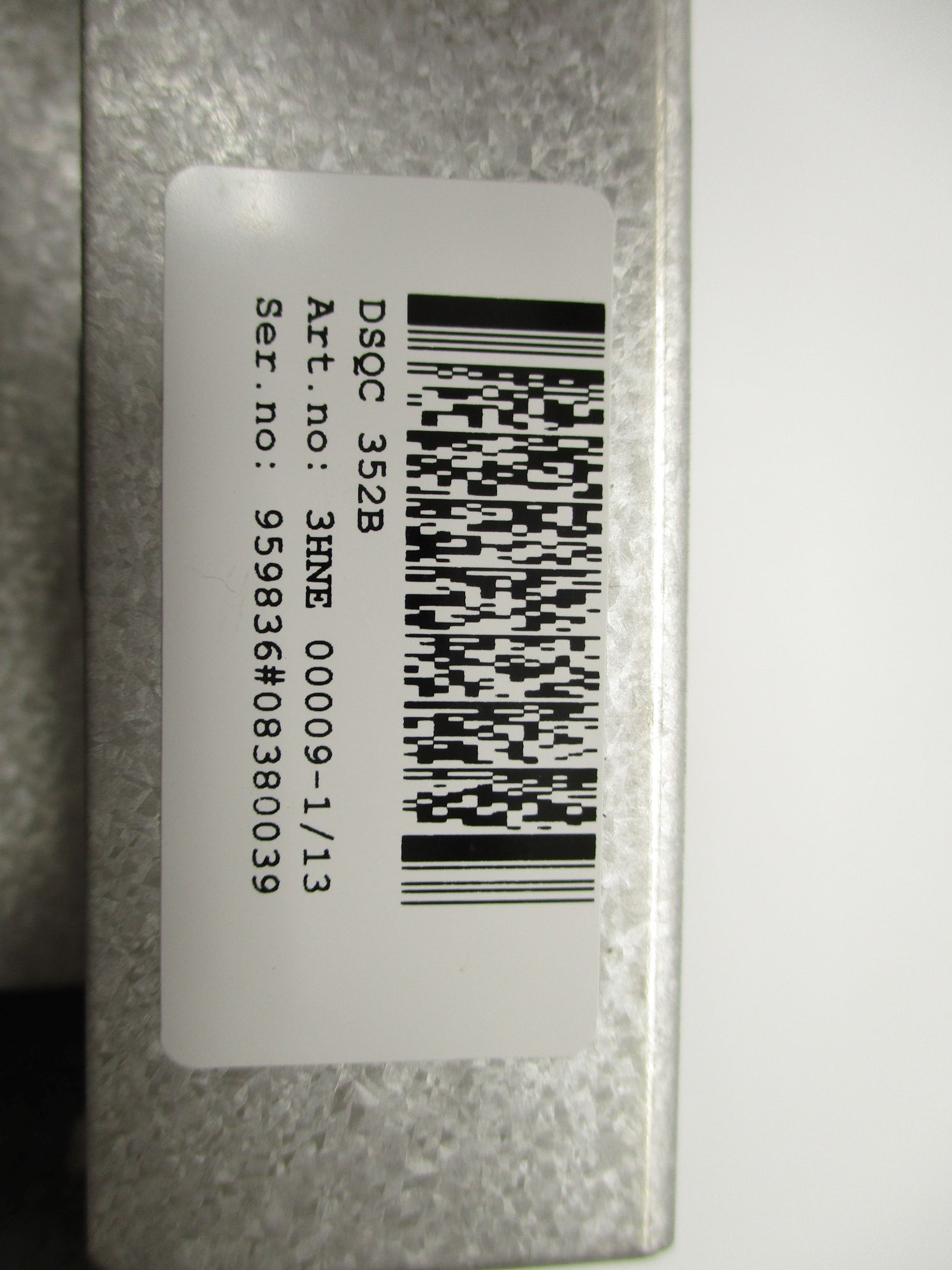 ABB 3HNE00009-1/13 DSQC352B NSNP