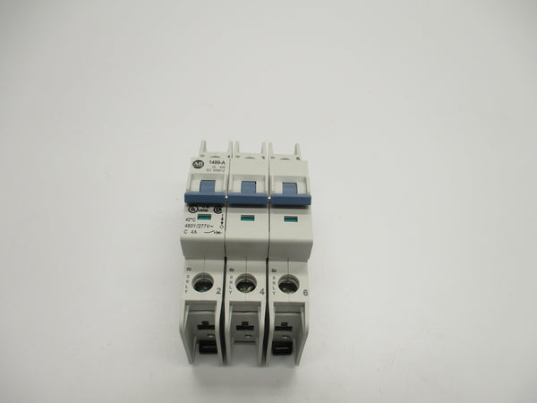 ALLEN BRADLEY 1489-A3C040 SER. A 4A 480/277VAC NSMP