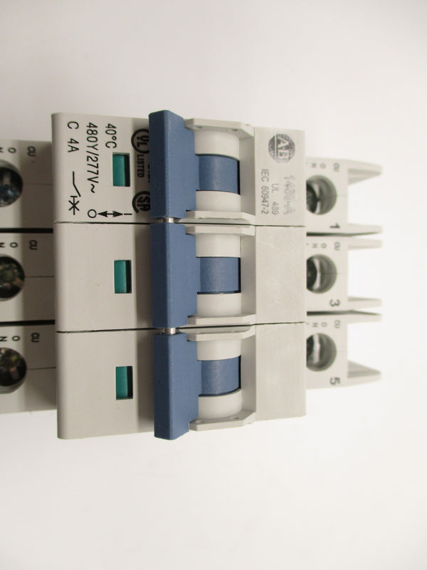 ALLEN BRADLEY 1489-A3C040 SER. A 4A 480/277VAC NSMP