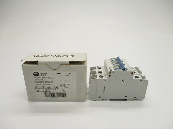 ALLEN BRADLEY 1489-A3C250 SER. A 25A 277VAC NSMP