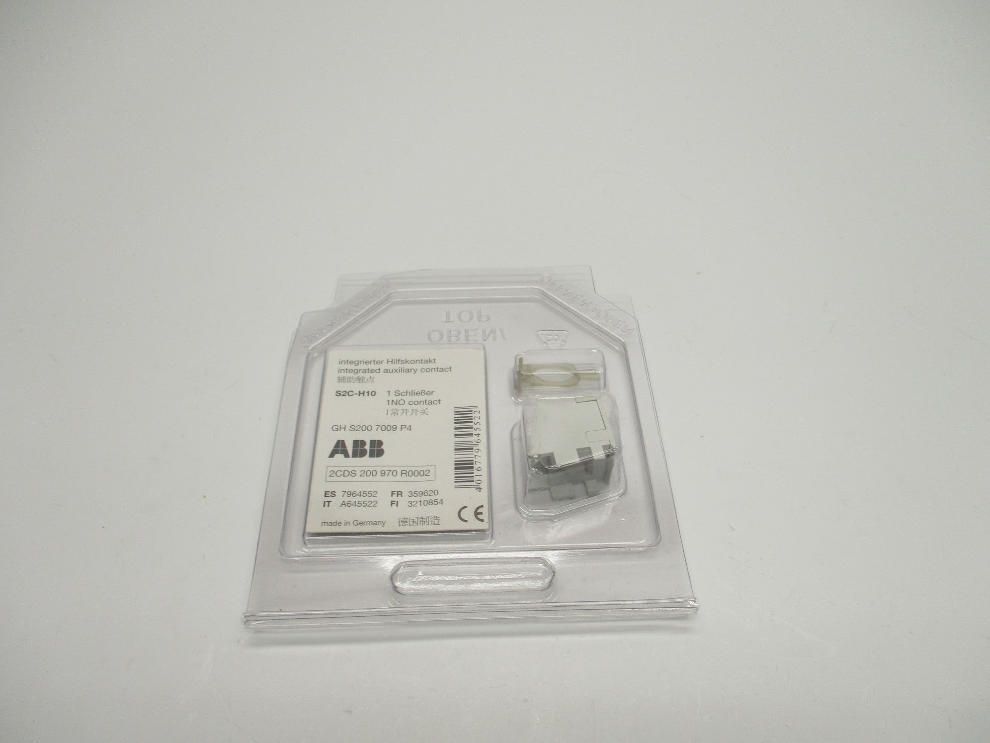 ABB 2CDS200970R0002 S2C-H10 NSMP