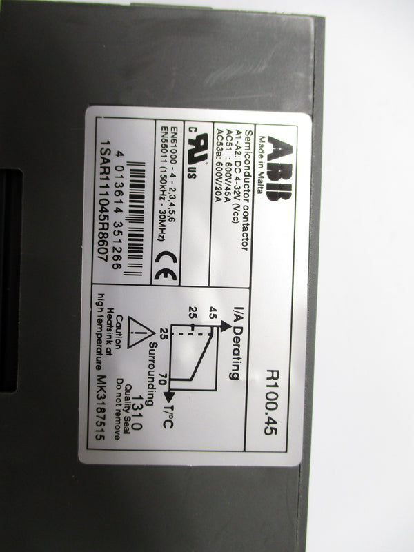 ABB 1SAR111045R8607 R100.45 4-32V NSMP