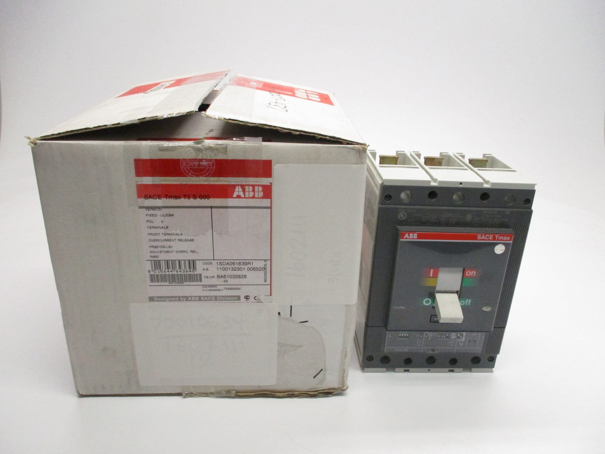 ABB 1SDA061839R1 SACE TMAX T5S600 600A 600V NSMP