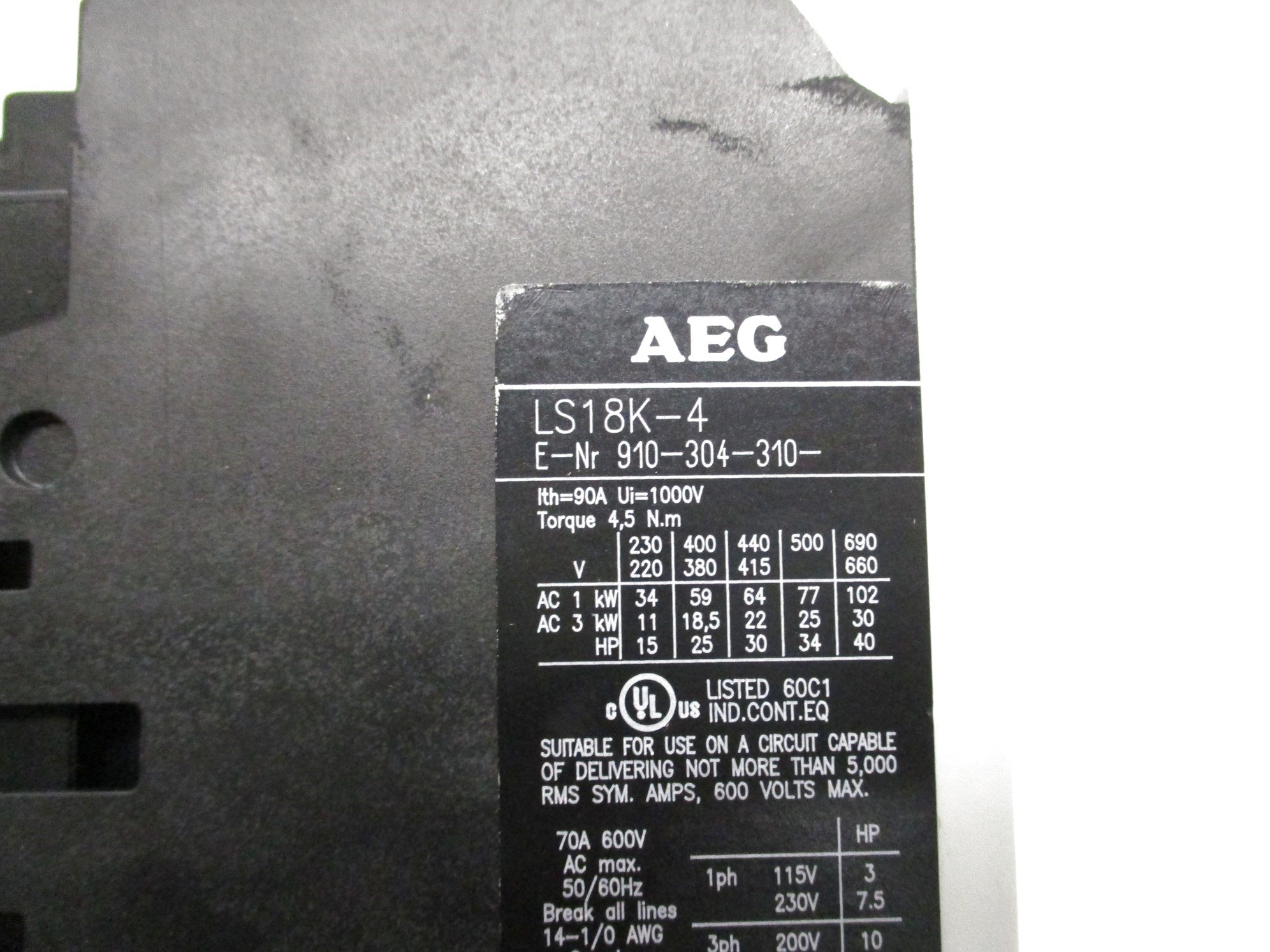 AEG LS18K-4 230V (AS PICTURED) NSNP