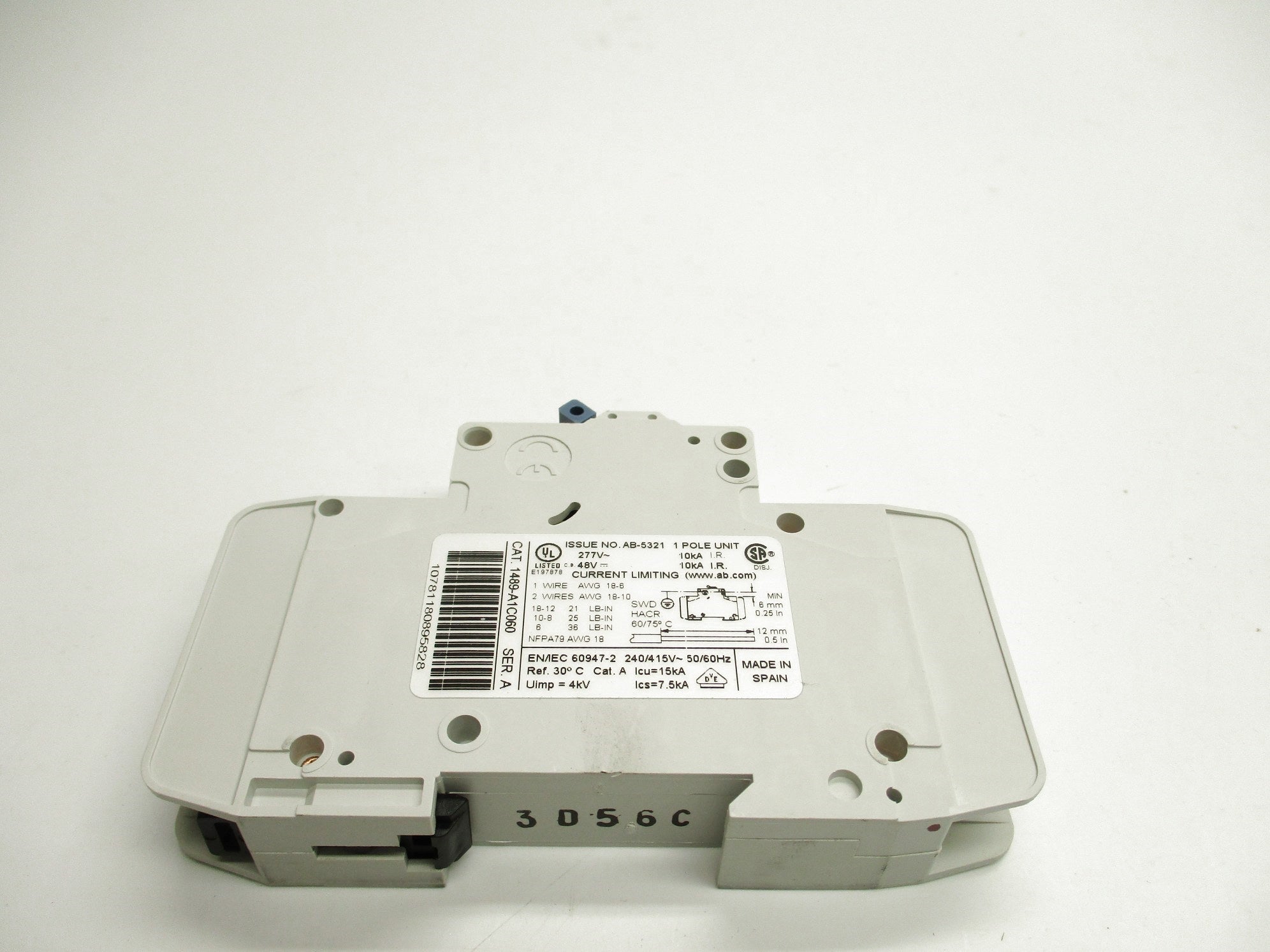 ALLEN BRADLEY 1489-A1C060 SER. A 277V 6A NSNP