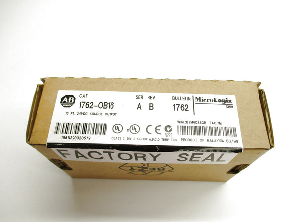ALLEN BRADLEY 1762-OB16 SER. A 24VDC 8A NSMP