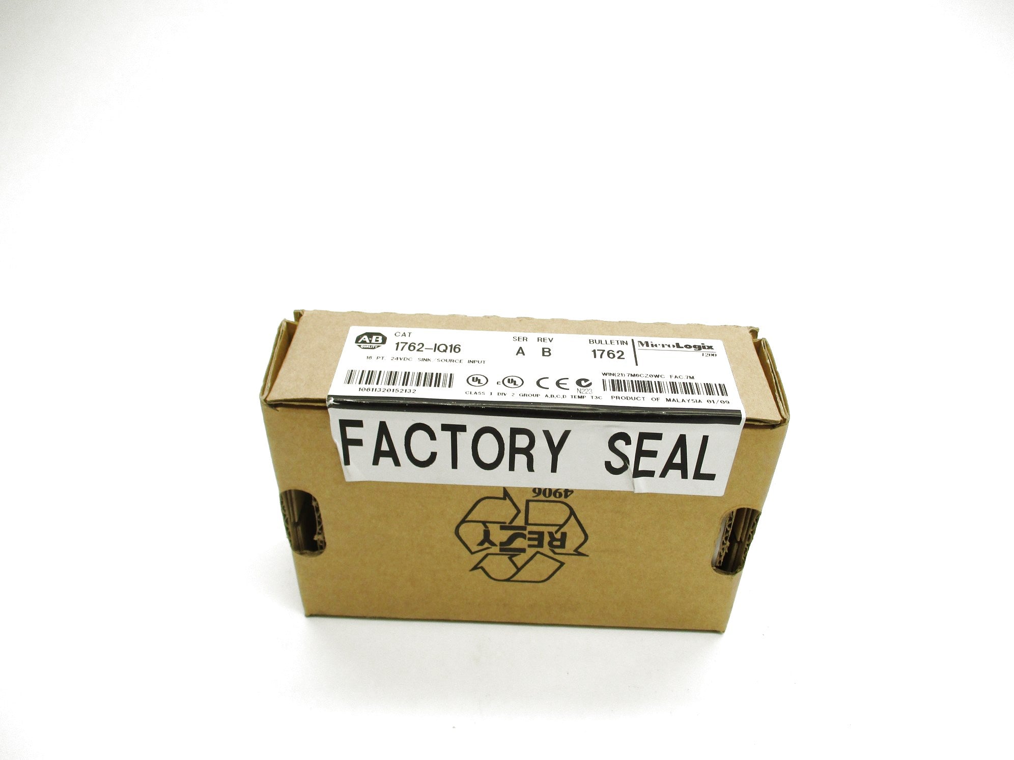 ALLEN BRADLEY 1762-IQ16 SER. B DATE: 2009 NSFS