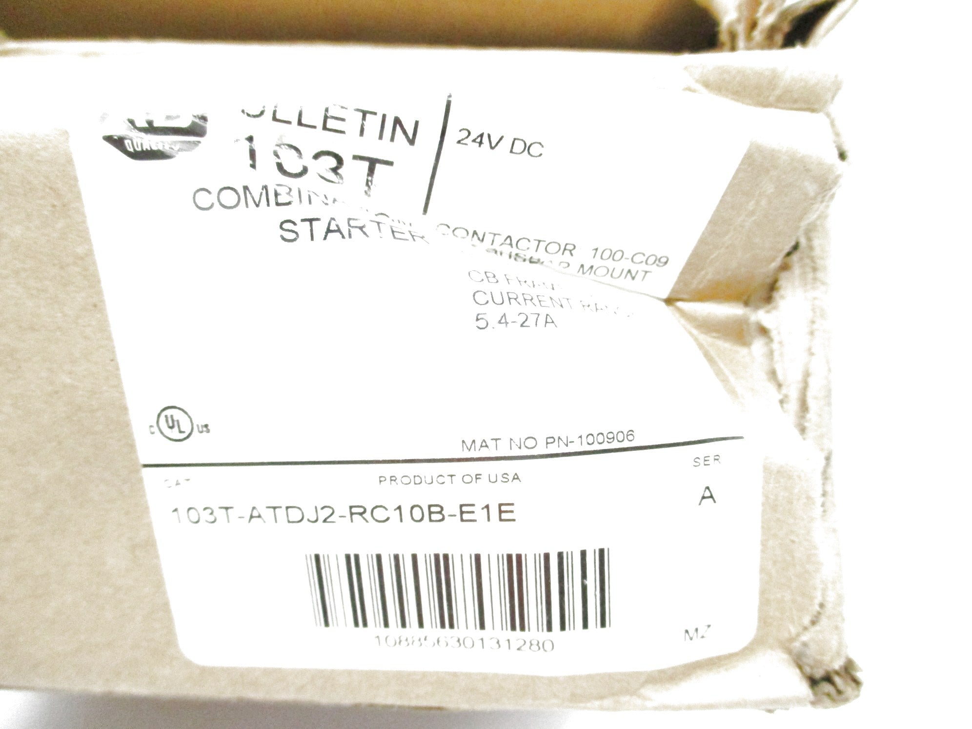 ALLEN BRADLEY 103T-ATDJ2-RC10B-E1E SER. A (BR/WH) NSMP