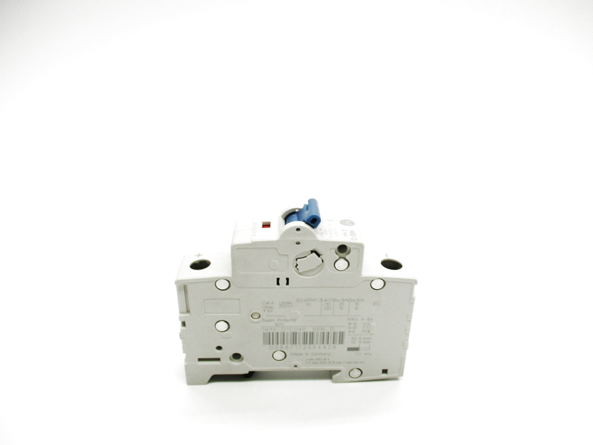 ALLEN BRADLEY 1492-D1C040 SER. D 4A 220V NSNP