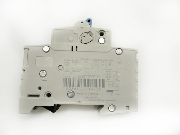 ALLEN BRADLEY 1492-D1C040 SER. D 4A 220V NSNP