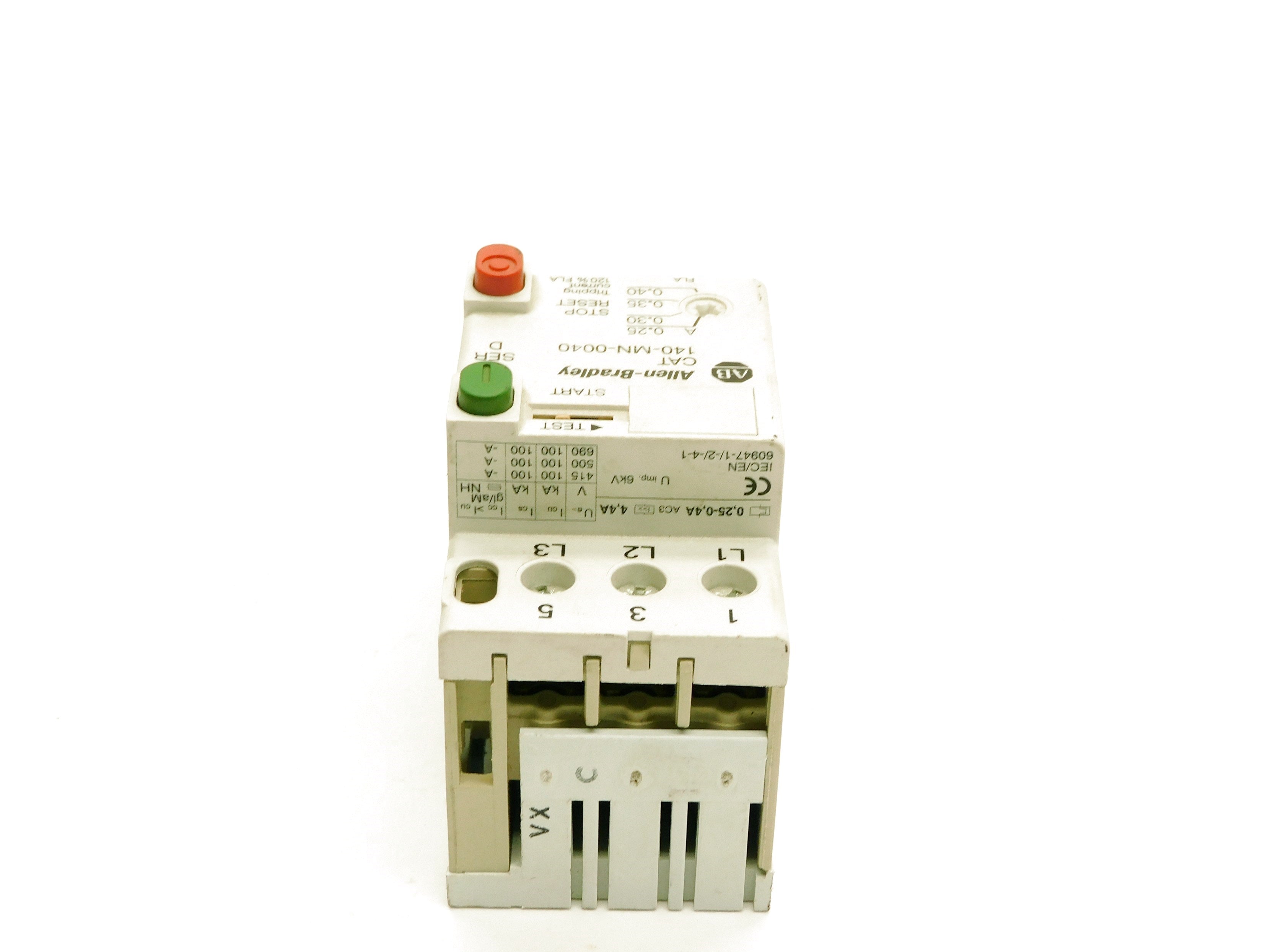 ALLEN BRADLEY 140-MN-0040 SER. D 0.25-0.4A 690V UNMP