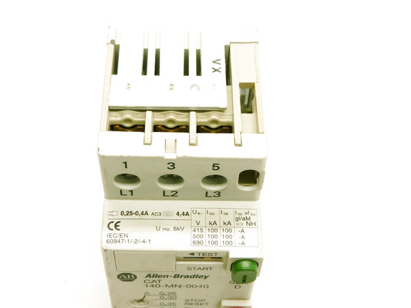 ALLEN BRADLEY 140-MN-0040 SER. D 0.25-0.4A 690V UNMP