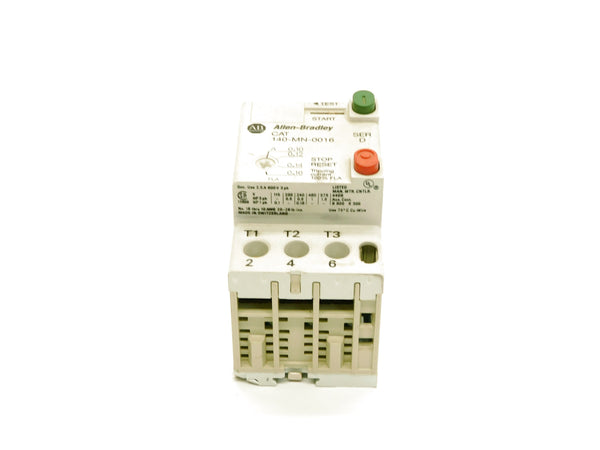 ALLEN BRADLEY 140-MN-0016 SER. D 0.1-0.16A 690V (AS PICTURED) UNMP