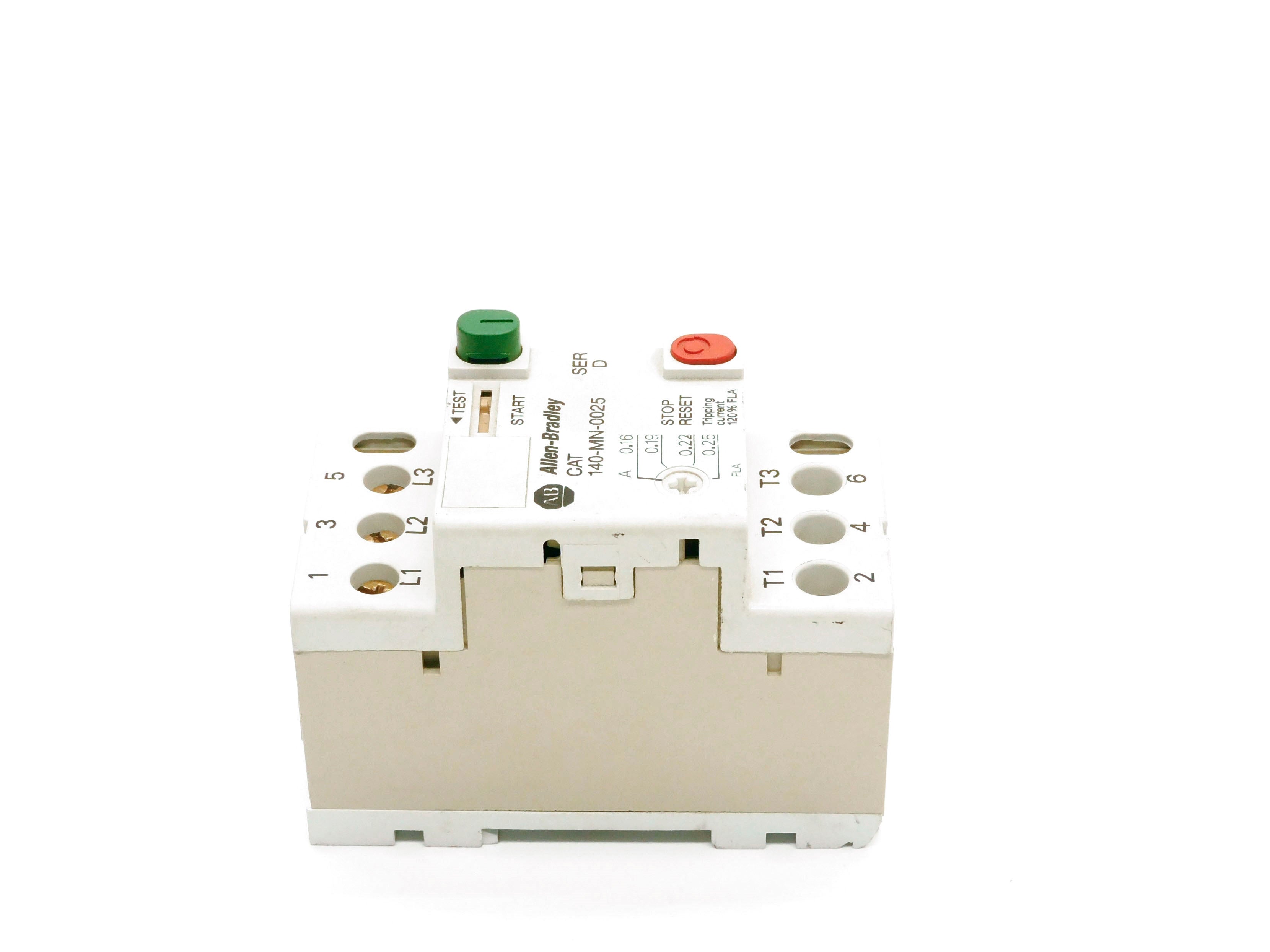 ALLEN BRADLEY 140-MN-0025 SER. D 0.16-0.25A 690V NSNP