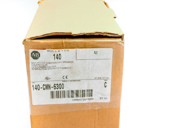 ALLEN BRADLEY 140-CMN-6300 SER. C 600VAC 40-63A (BR/WH) NSMP
