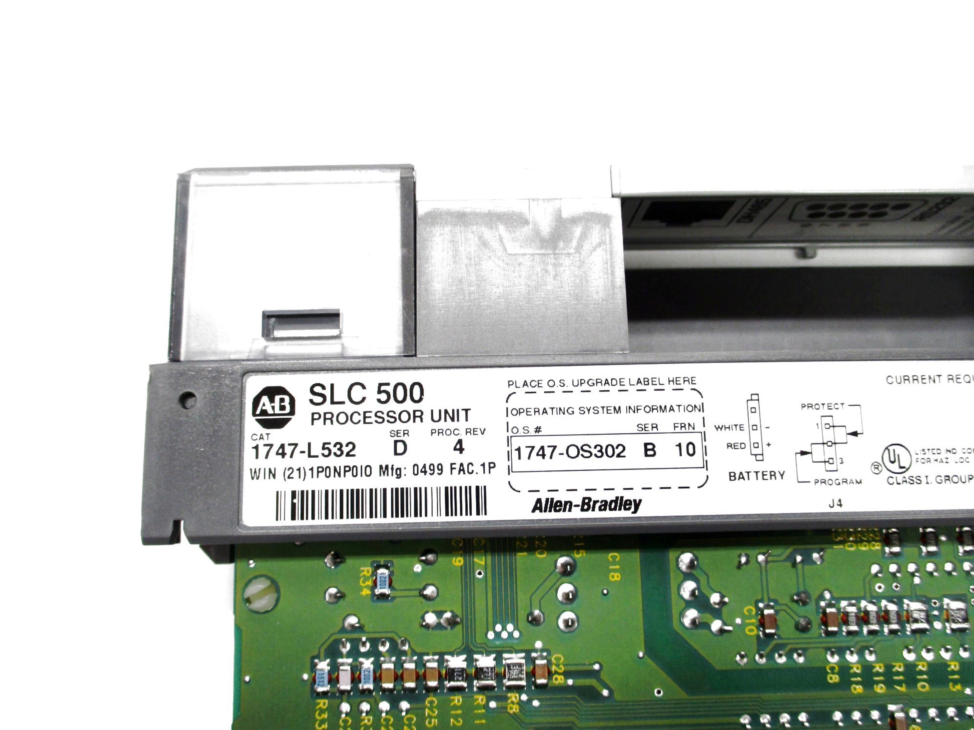 ALLEN BRADLEY 1747-L532 SER. D F/W 10 NSMP