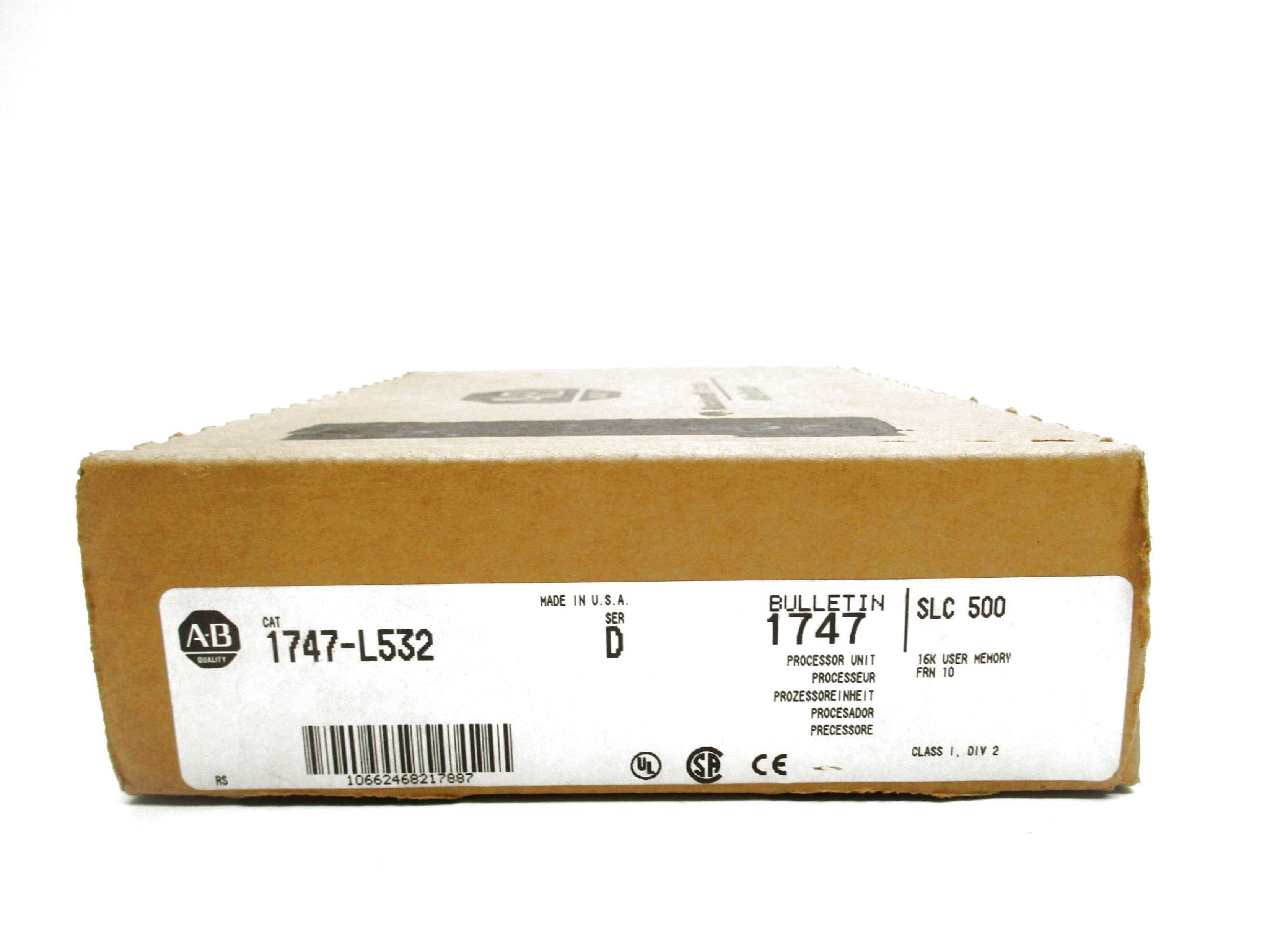 ALLEN BRADLEY 1747-L532 SER. D F/W 10 NSMP