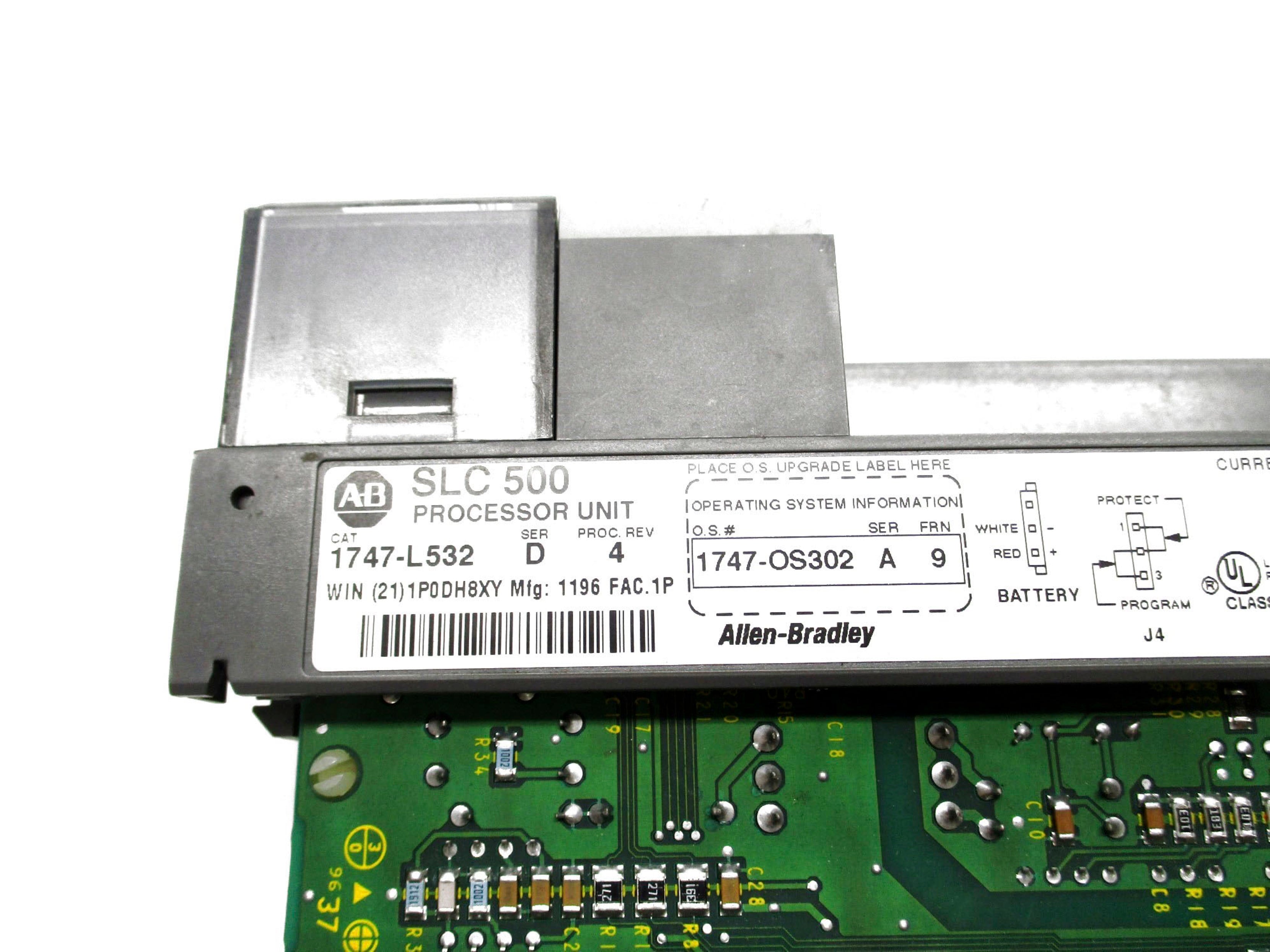ALLEN BRADLEY 1747-L532 SER. D F/W 9 (NO KEY) UNMP