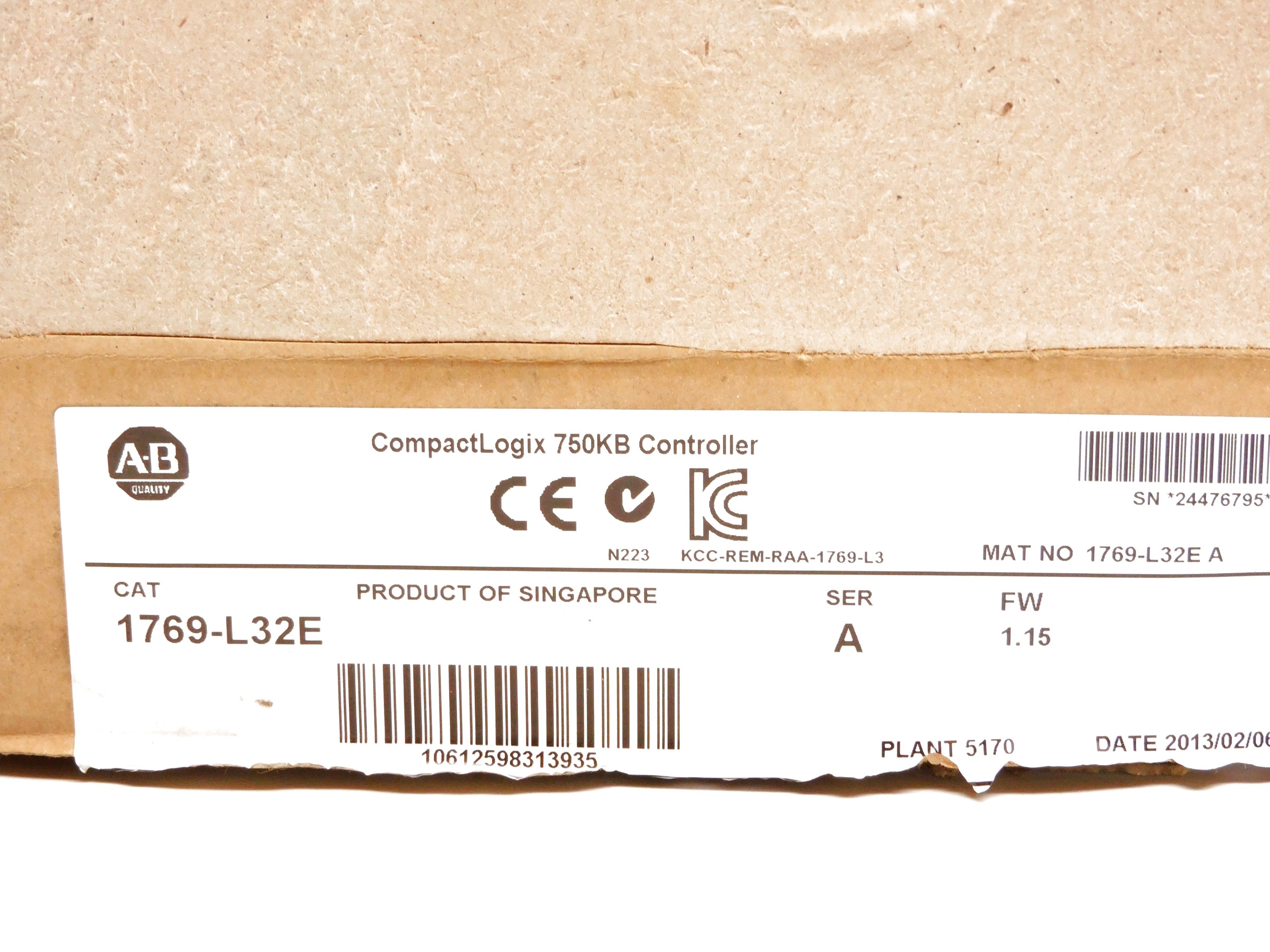 ALLEN BRADLEY 1769-L32E SER. A F/W 1.15 (NO KEY) NSMP