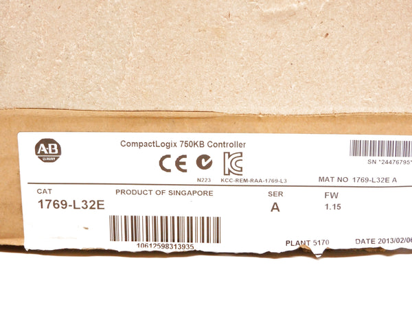 ALLEN BRADLEY 1769-L32E SER. A F/W 1.15 (NO KEY) NSMP