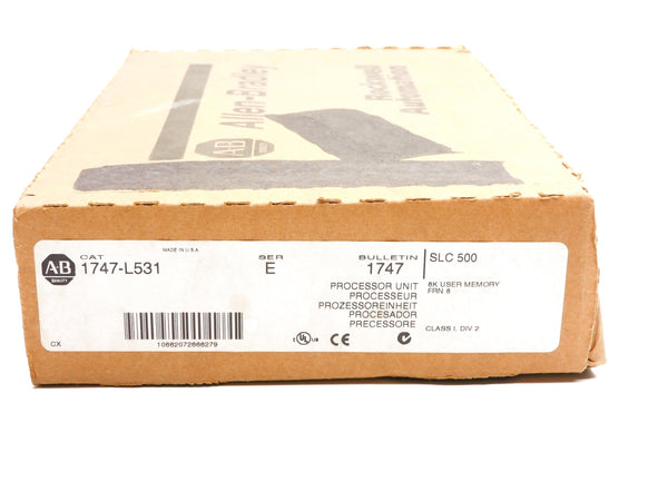 ALLEN BRADLEY 1747-L531 SER. E F/W 8 NSMP