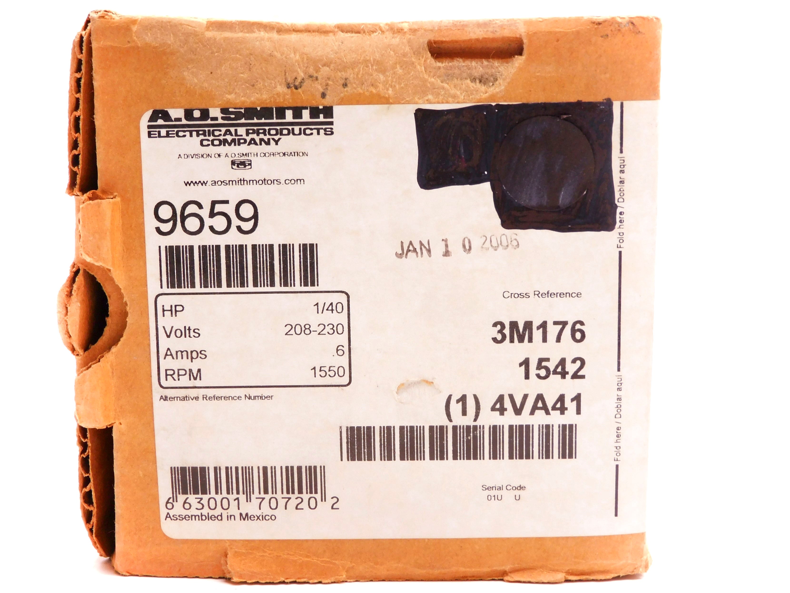 A.O. SMITH JA2P297N+ 9659 NSMP