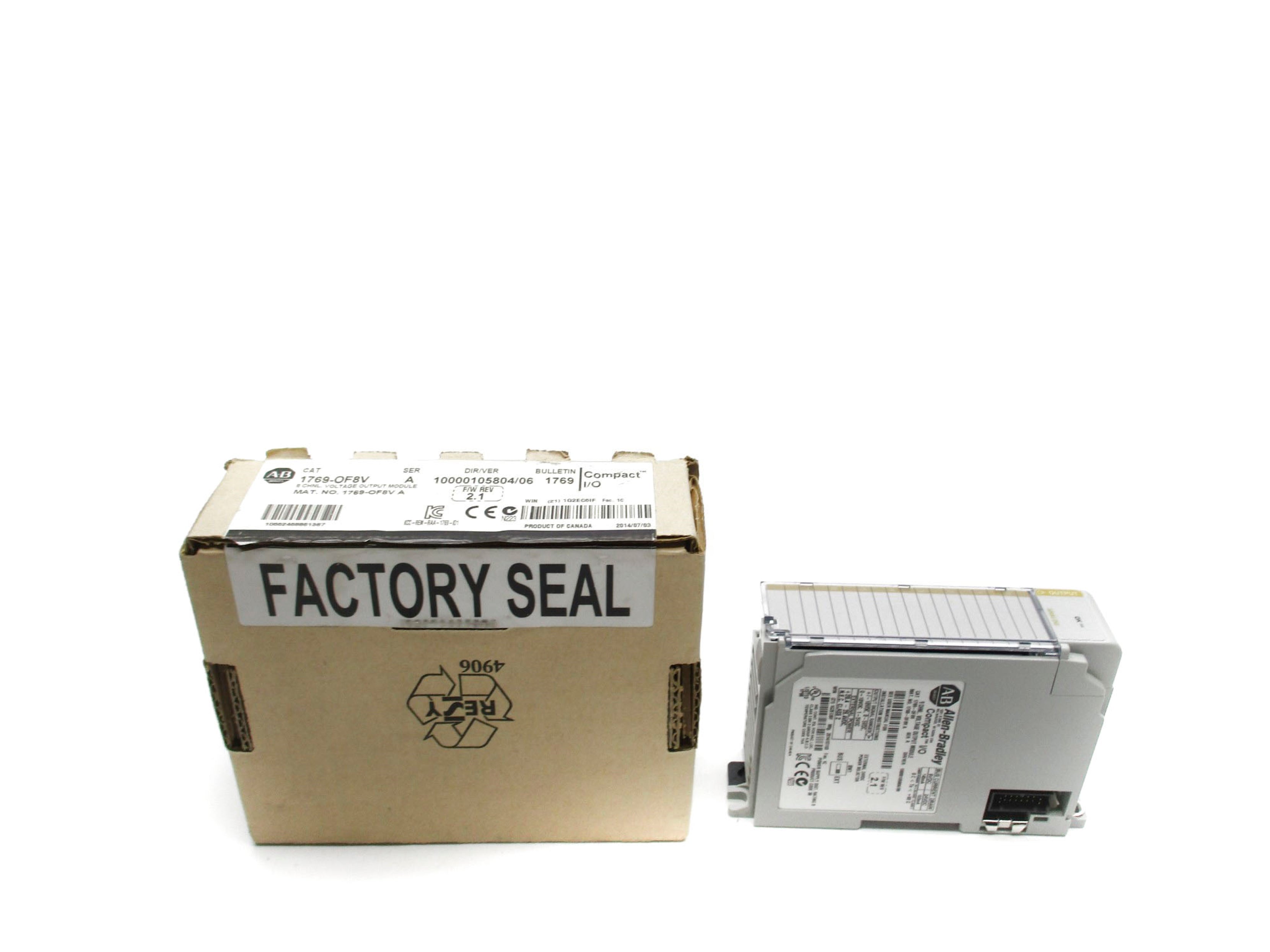 ALLEN BRADLEY 1769-OF8V SER. A F/W 2.1 NSMP