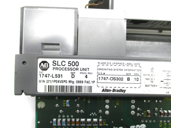 ALLEN BRADLEY 1747-L531 SER. D F/W 10 (AS PICTURED) UNMP