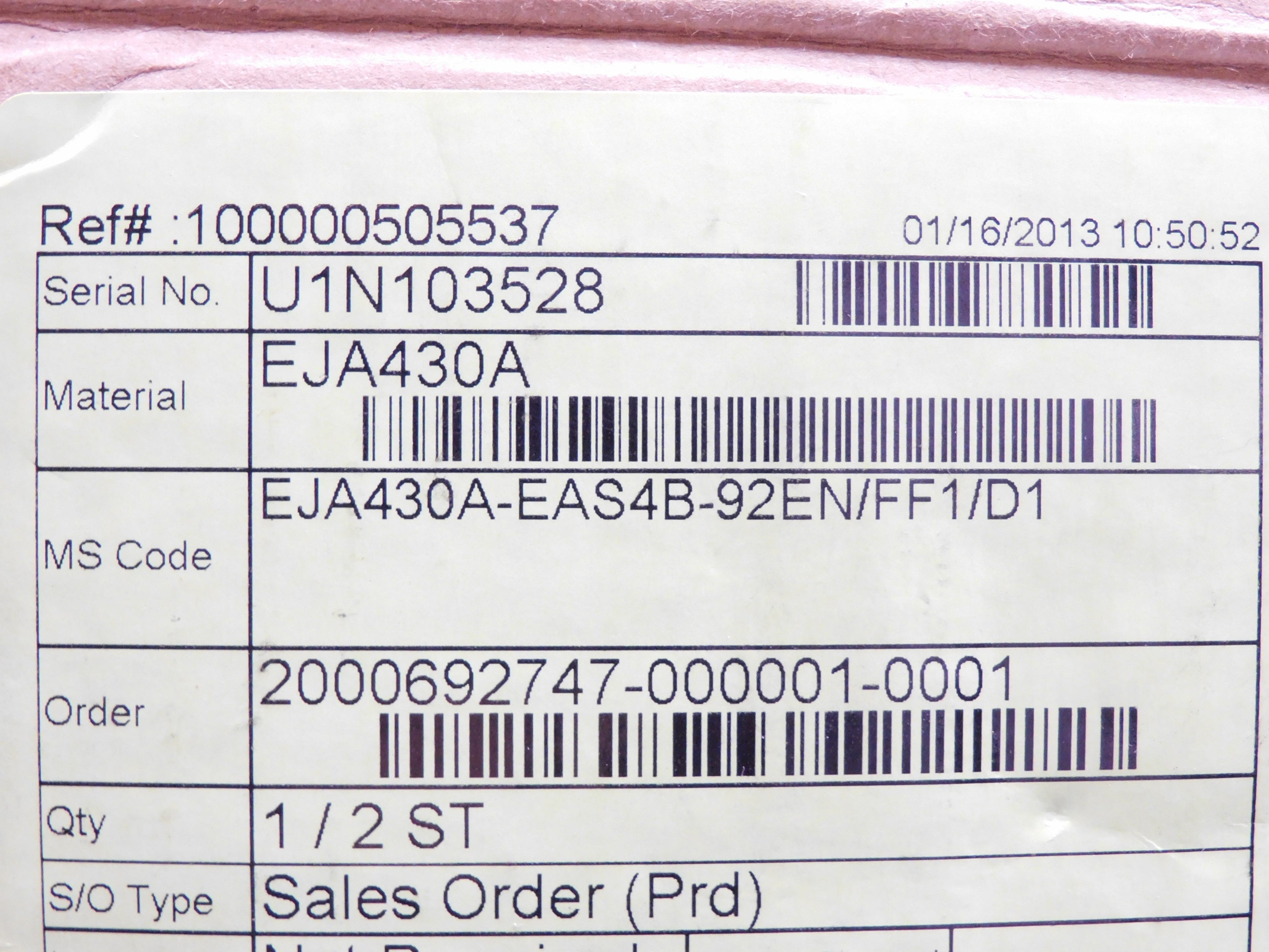 YOKOGAWA EJA430A-EAS4B-92EN/FF1/D1 NSMP