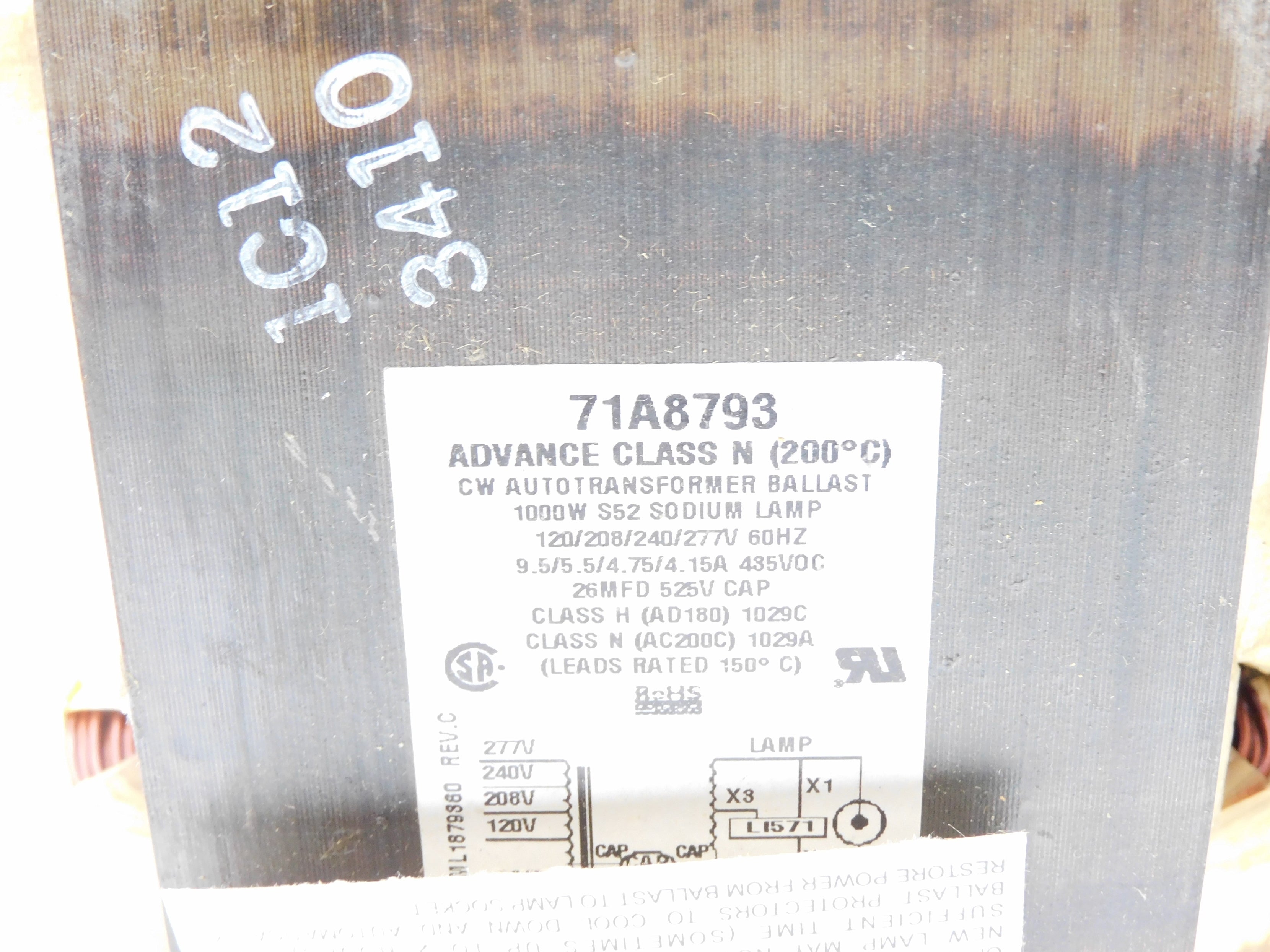 ADVANCE 71A8773-001 (AS PICTURED) NSMP