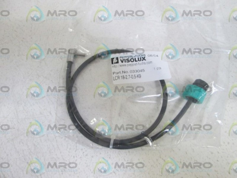 PEPPERL+FUCHS FIBER OPTIC LCR18-2,7-0.5-K9  NSMP