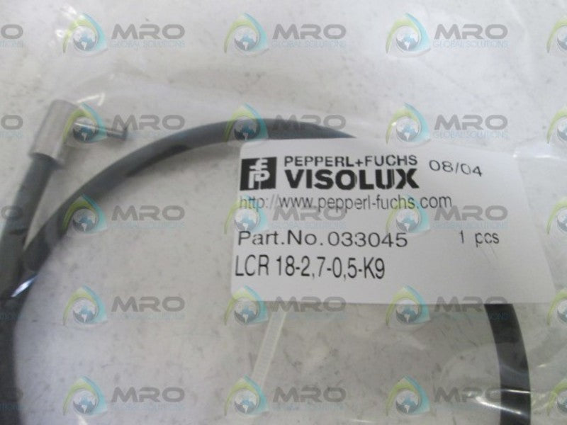 PEPPERL+FUCHS FIBER OPTIC LCR18-2,7-0.5-K9  NSMP