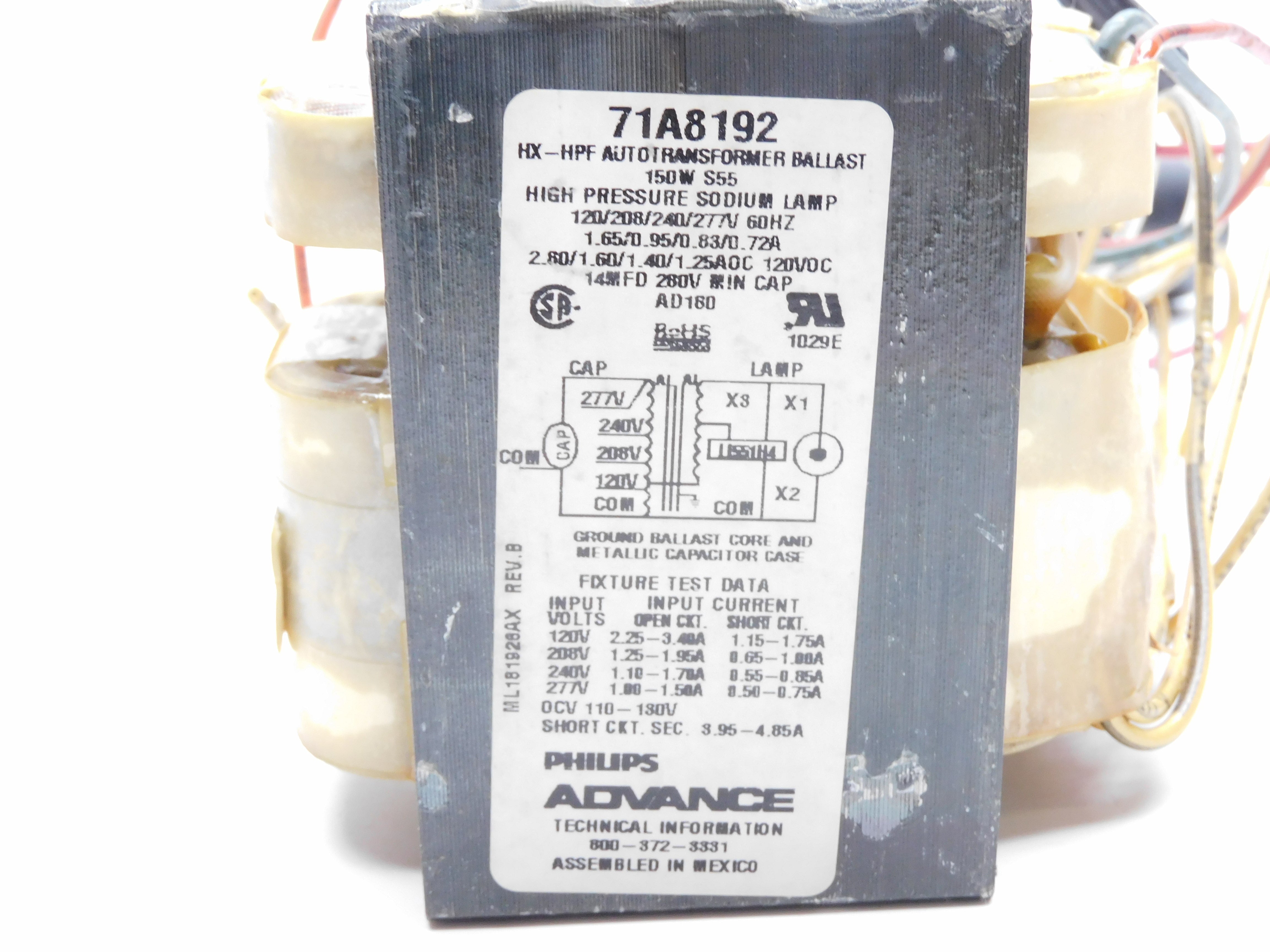 ADVANCE 71A8192 UNMP