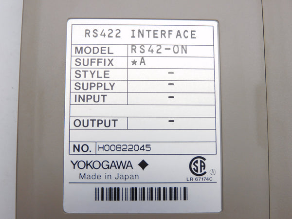 YOKOGAWA RS42-ON UNMP