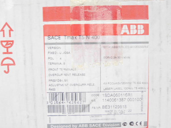 ABB T5N400 400A 600V NSMP