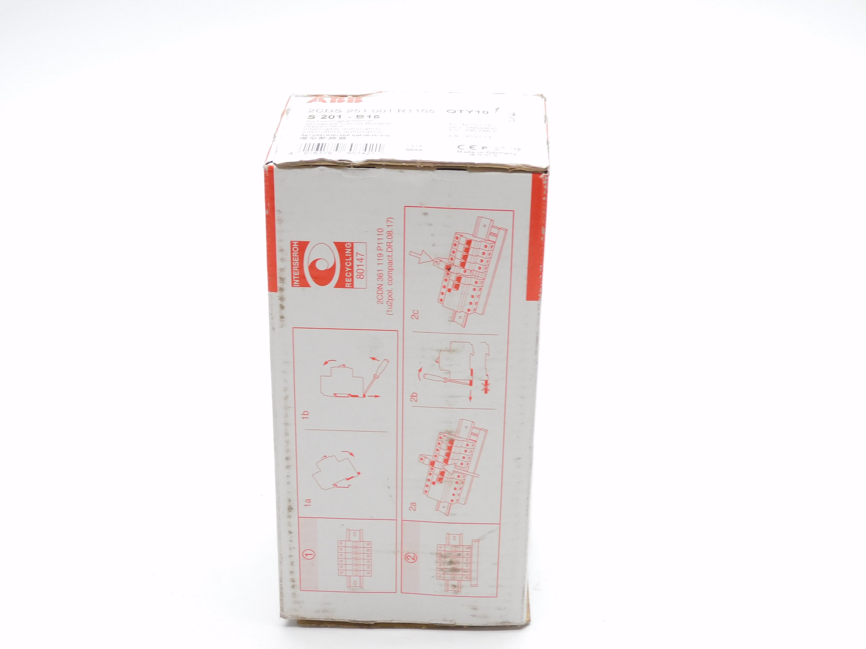 ABB S201-B16 16A (PKG OF 10) NSFS