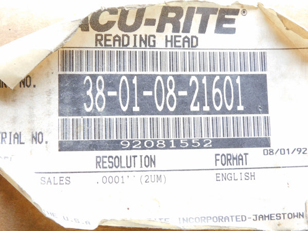 ACU-RITE 38-01-08-21601 NSMP