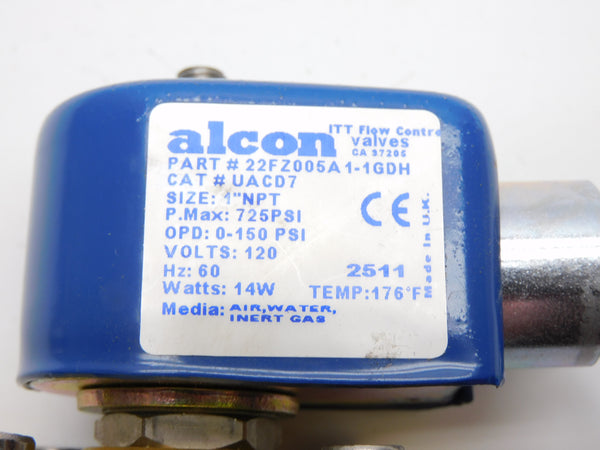 ALCON 22FZ005A1-1GDH 120V 0-150PSI NSNP