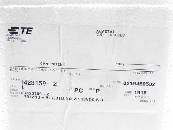 AGASTAT 7012NB 48VDC NSFS