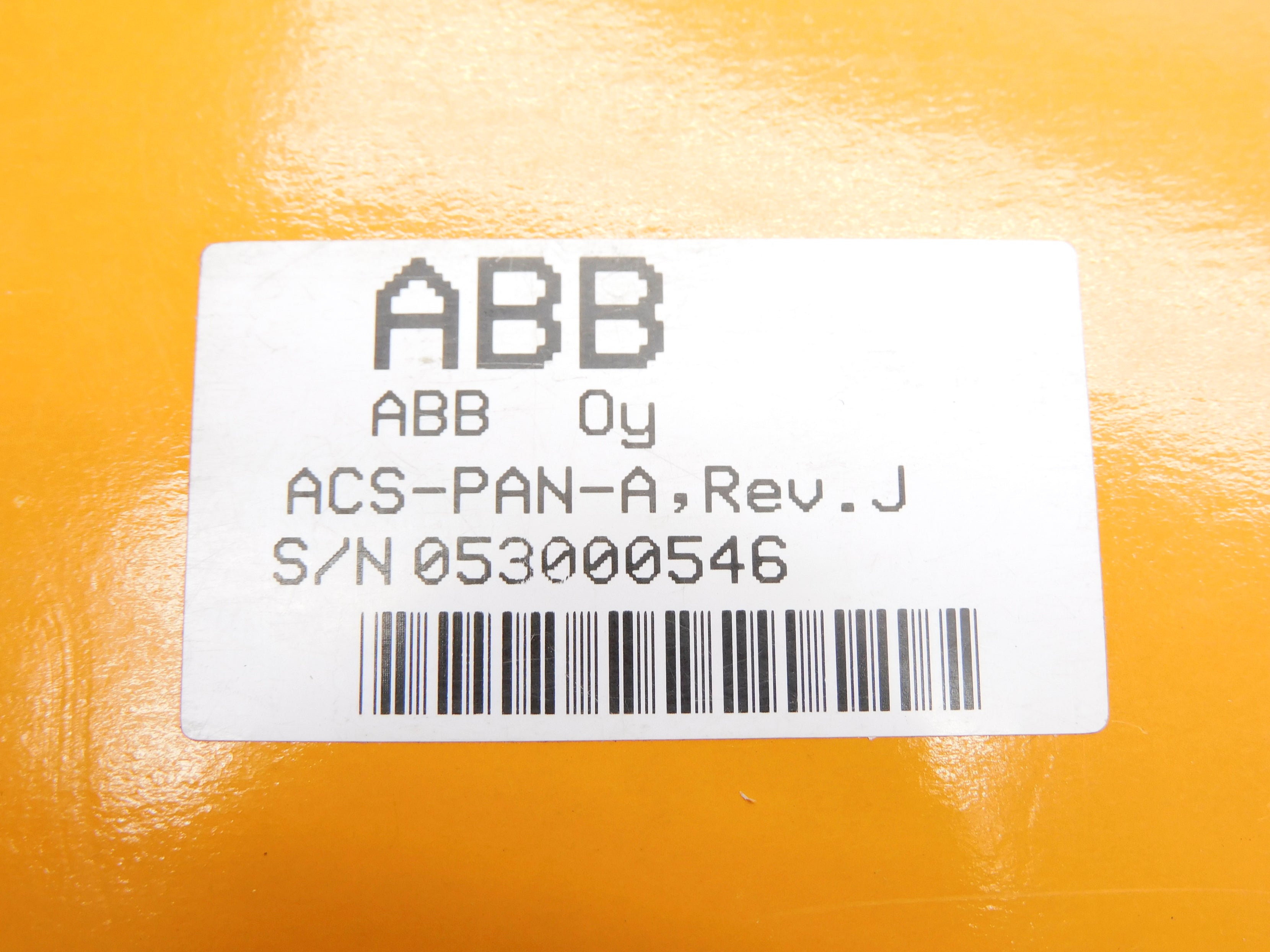 ABB ACS-PAN-A REV. J NSMP