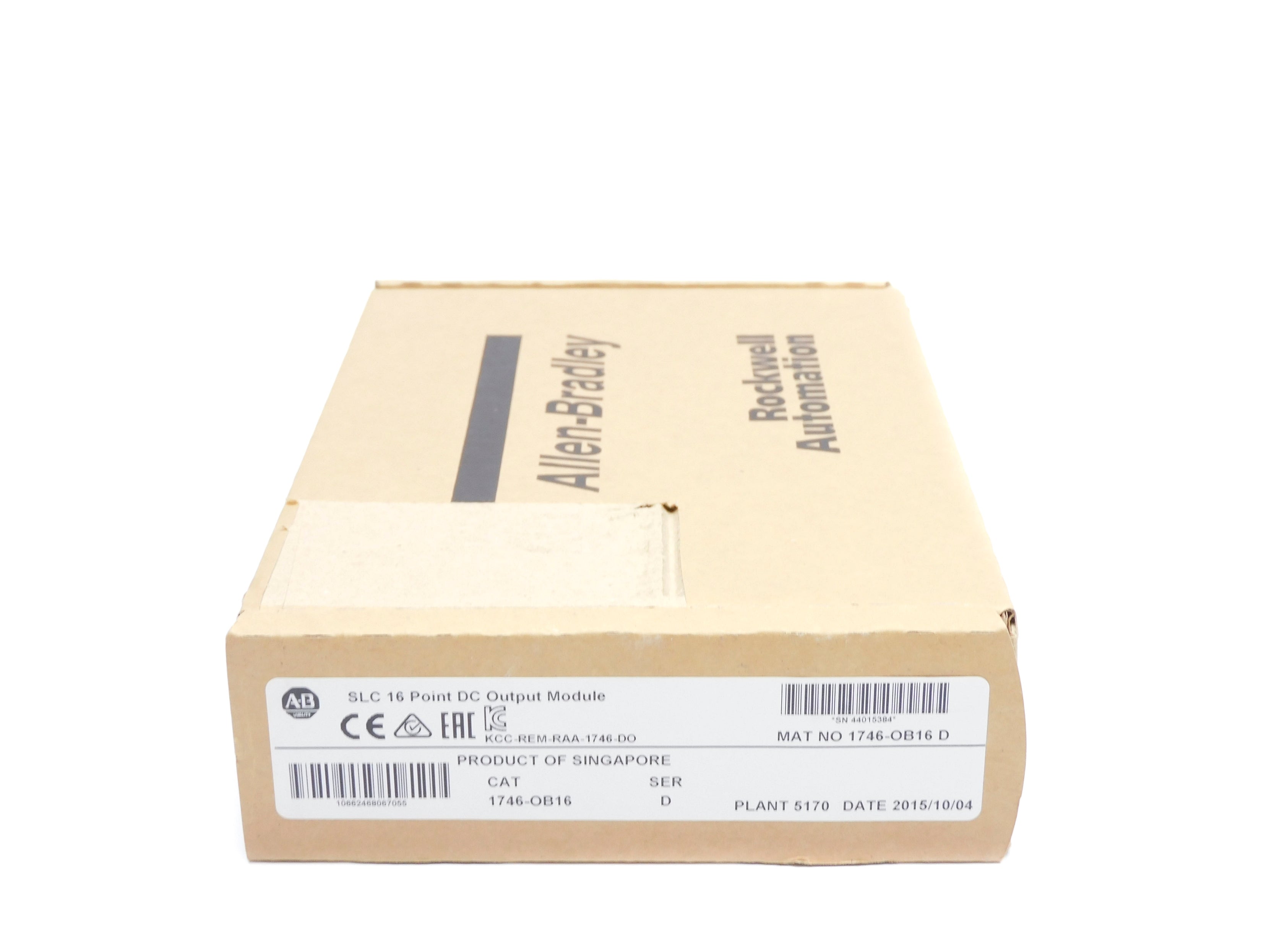 ALLEN BRADLEY 1746-OB16 SER. D DATE: 2015 NSFS