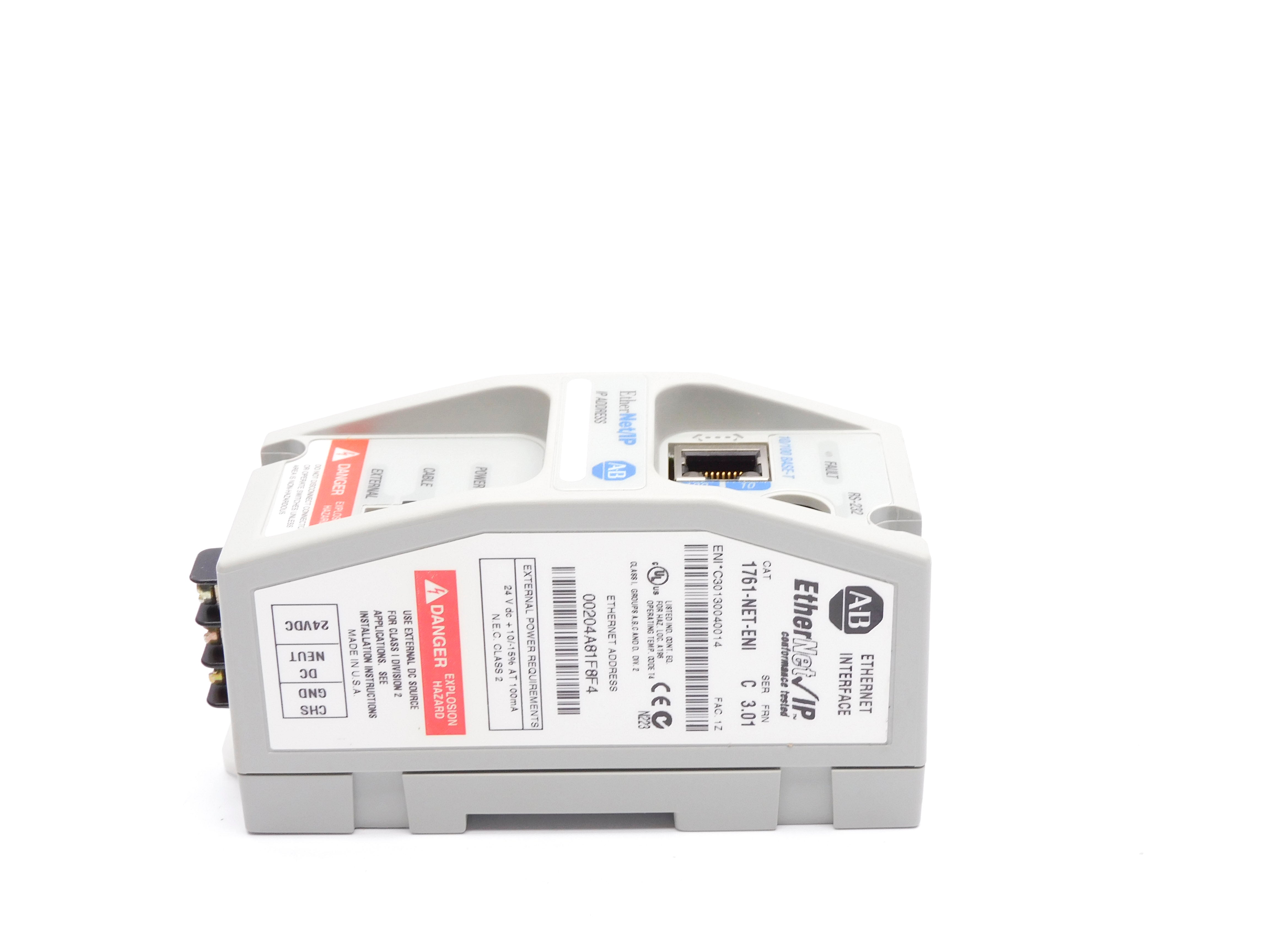 ALLEN BRADLEY 1761-NET-ENI SER. C F/W 3.01 NSMP