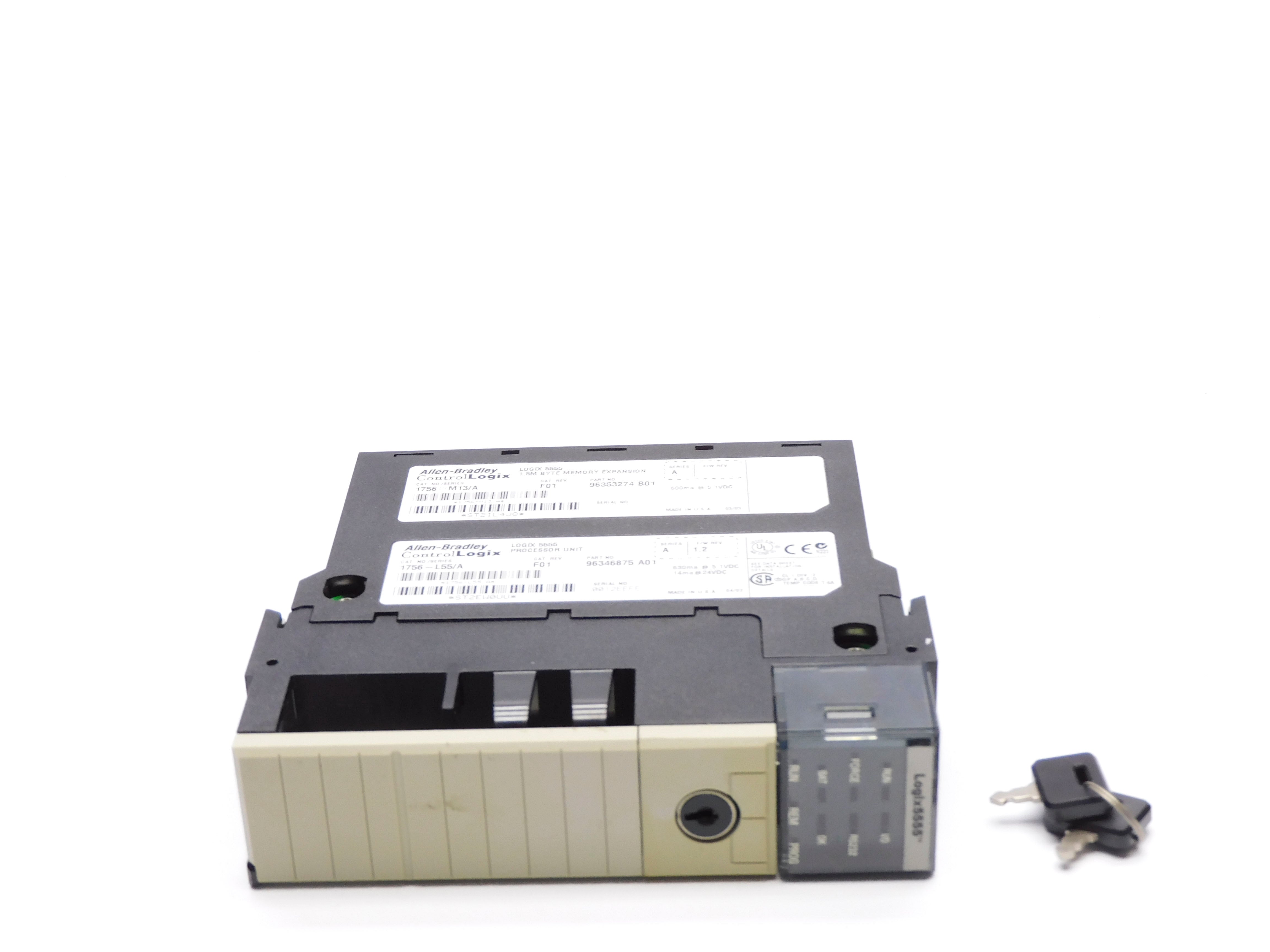 ALLEN BRADLEY 1756-L55M12 SER. A F/W 1.2 NSMP